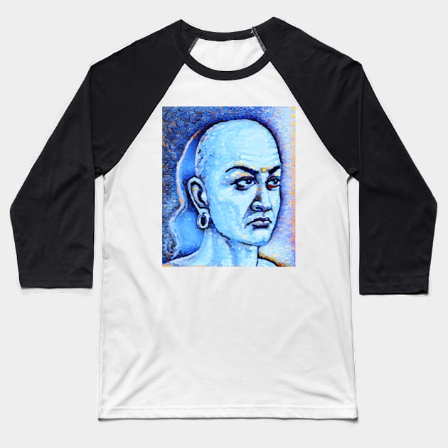 Chanakya Portrait | Chanakya Artwork | Chanakya Panting 14 Baseball T-Shirt by JustLit